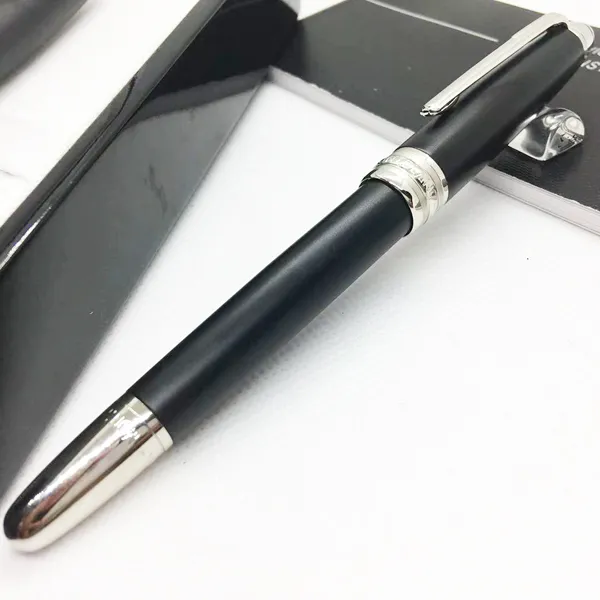wholesale Großhandel Senden Sie 1 Gratis-Geschenk Ledertasche Mattschwarz Rollerball Kugelschreiber Schule Bürobedarf Mit Seriennummer_voghion.com