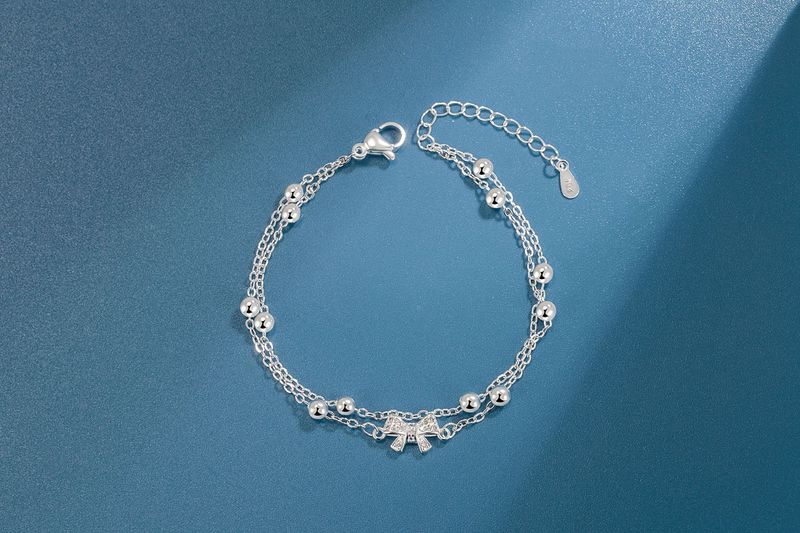 Prachtige armband met dubbele laag en strikontwerp, vriendschapsarmbanden met kralen, verstelbare, sterke sieraden voor vrouwen_voghion.com