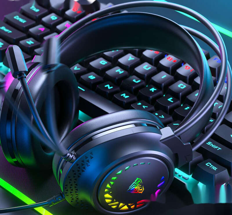 Wolf Spider S611 arvutipead, juhtmega esports lauaarvuti sülearvuti mobiilne tahvelarvuti kana õhtusöök koos_voghion.com