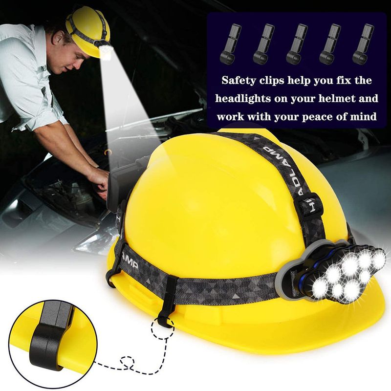 Lanternă far COB cu încărcare USB, cu lumină puternică și rază lungă de acțiune, 8LED, multifuncțională T6, pentru pescuit nocturn în aer liber, camping_voghion.com