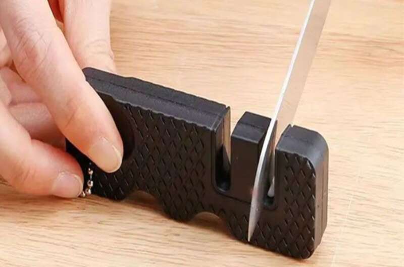 【 Helper 】 Mini God Tool Home Kitchen Multi Functional Sharpener Stone Quick Sharpening Small And Portable_voghion.com