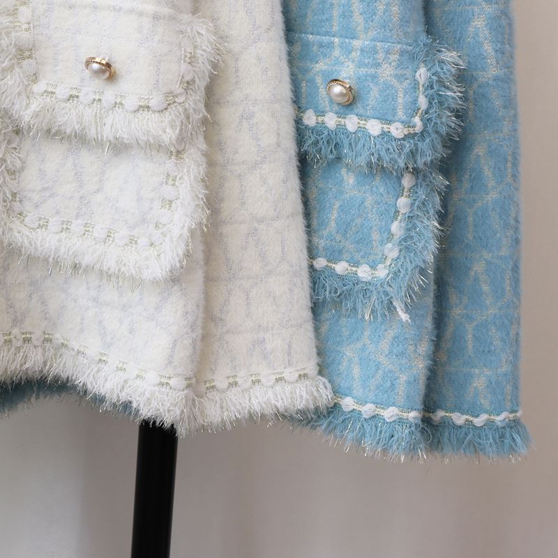 Women's Clothing mink veet knitted cardigan autumn and winter new loose high end temperament sweater coat_voghion.com