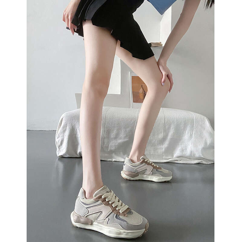 Damen Laufschuhe Mit Dicker Sohle Bequeme Freizeitschuhe_voghion.com