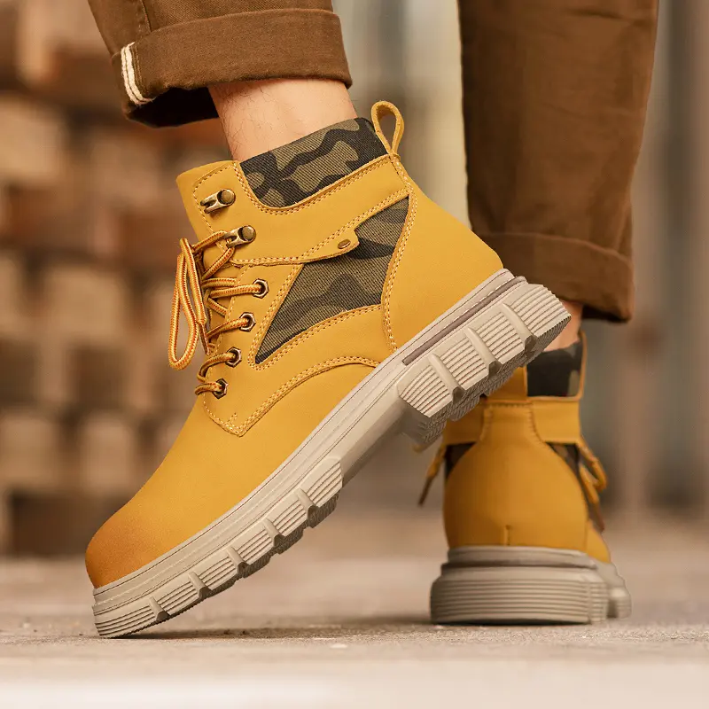 Scarpe sportive da uomo antiscivolo per esterni, scarpe casual con plateau, scarpe da papà rialzate, scarpe alla moda_voghion.com