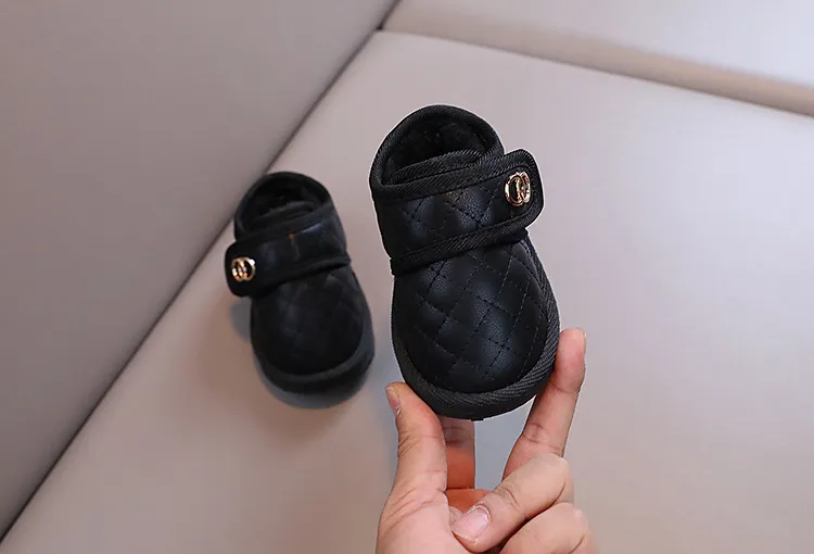 Bottes de neige chaudes d'hiver pour bébés garçons et filles Cutefeet Chaussures décontractées pour enfants Chaussures d'extérieur antidérapantes Plus Cachemire_voghion.com