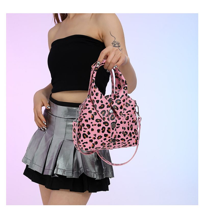 2024 neue PU trendige personalisierte täglic Leopardenmuster kleine Tasc einfac Damentasc Umhängetasc_voghion.com