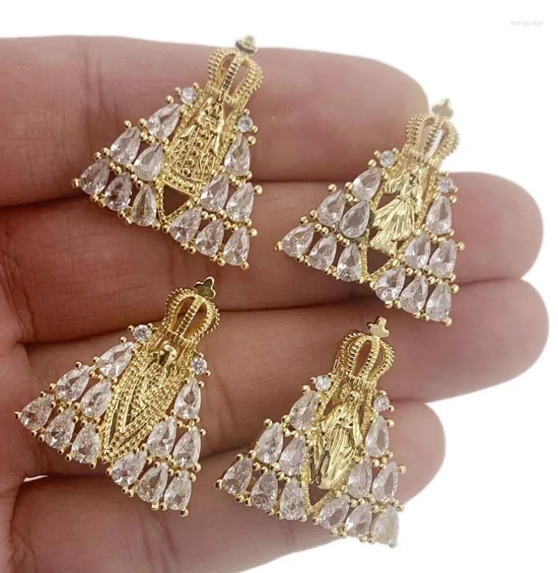 Ogrlice z obeski, starinske egipčanske piramide, ogrlica, katolicizem, križ, Devica Marija, Jezus, pozlačen cirkon, fin nakit_voghion.com