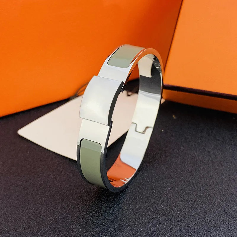 Sier Designer Fashion Jewelry Women Men Designs Lovers Couples Gift Charm Bangles Multi Color Titanium Steel Material_voghion.com