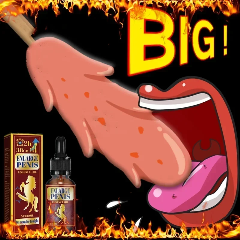 10ml Penis. Enlarger Thick Enhancement Portable 1* Men Massage Essential Oil_voghion.com