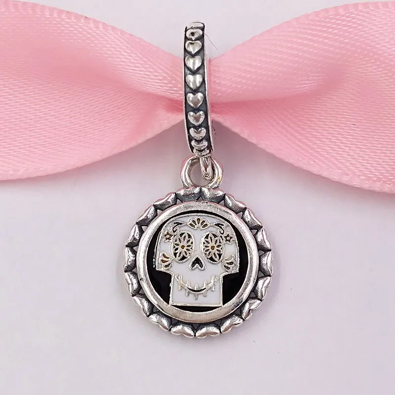 Sterling Silber Schmuckherstellungsset Disny Park Pixars Coco Charm Mädchen Perlenkettenset Herren Armreifen Armbänder für Frauen DIY Männer Halskette_voghion.com