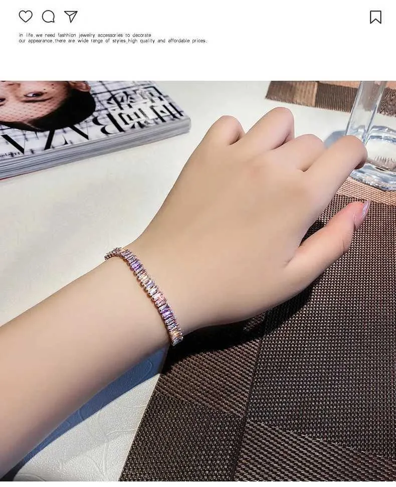 Adjustable Zircon Bangle Bracelet Gold Plated Stainless Steel_voghion.com