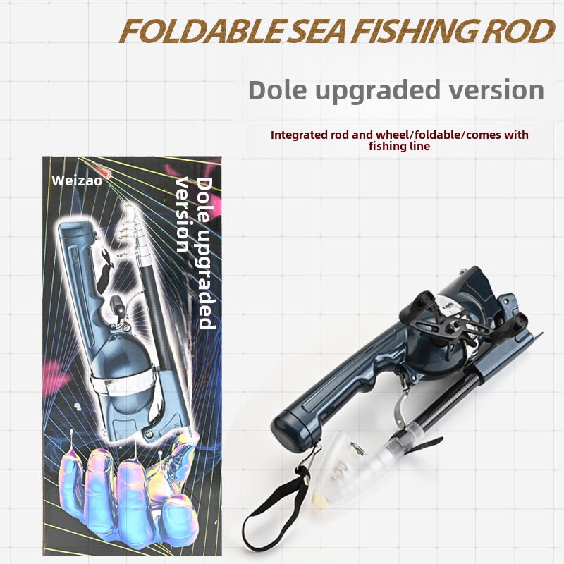 Upgraded Portable Rod For Sea Fishing With Foldable Design_voghion.com