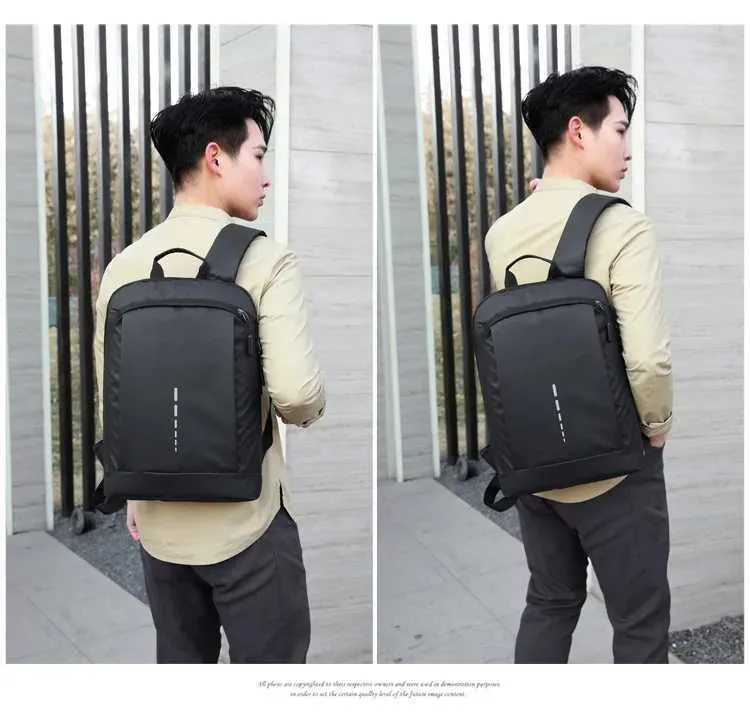Sac à dos ultra léger et imperméable pour homme, sac à dos élégant pour ordinateur portable 15,6 pouces C241011C241011_voghion.com