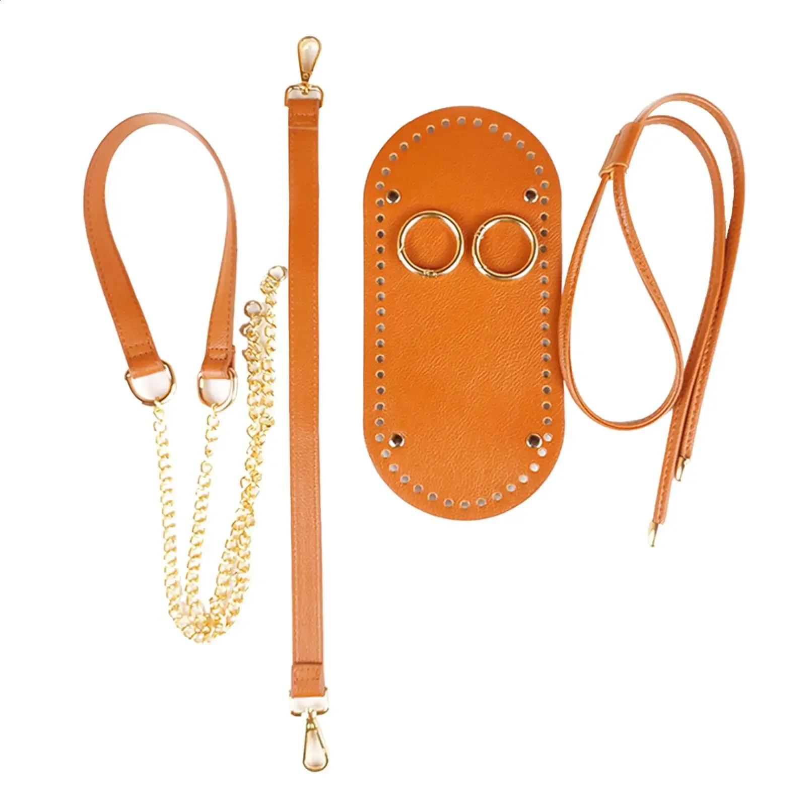 Set di unghie sagomate per cucire a maglia borse fondo per fai da te tracolla secchiello uncinetto borsa creazione 240725_voghion.com