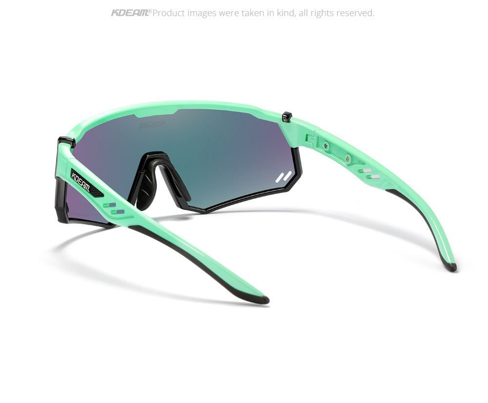 2023 Nieuwe Europese en Amerikaanse KDEAM Eendelige zonnebril Gepolariseerde Outdoor Fietsbril TR90 Sportbril 0722_voghion.com