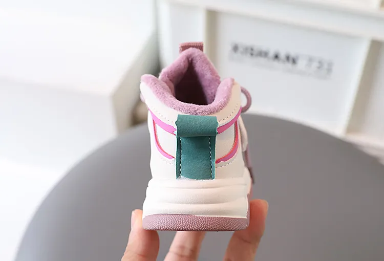 Scarpe da ginnastica firmate per ragazzi, scarpe casual per bambini, moda per ragazze, antiscivolo, calzature sportive Littlesprouts, invernali, calde, nuove, da corsa_voghion.com