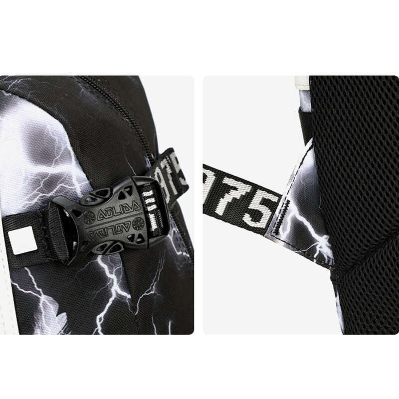 Zaini da college di grande capacità con stampa a fulmini, tendenza moda maschile 2025_voghion.com