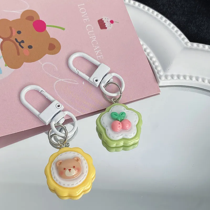 Portachiavi a forma di coniglio con simpatico cartone animato, adorabile e dolce, portachiavi in resina per ragazze, ciondolo per borsa da scuola, custodia per cuffie_voghion.com