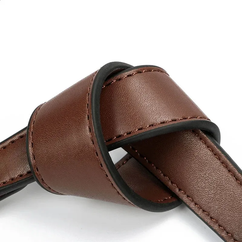 100% Genuine Leather Handbags Handles For Handbag Short Purse Strap Golden Buckle Replacement Bag Belt Band 240729_voghion.com