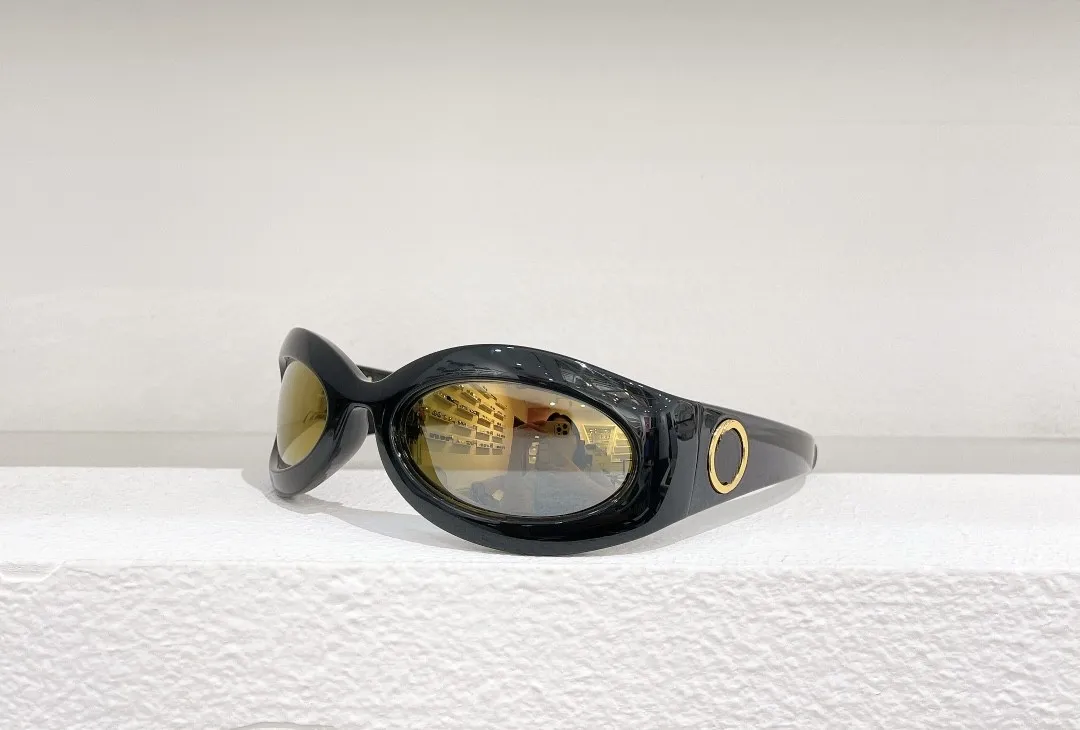 Per donne e uomini estate 1247S oro specchio maschera occhiali da sole da donna stile anti-ultravioletto retrò piastra occhiali con montatura completa_voghion.com