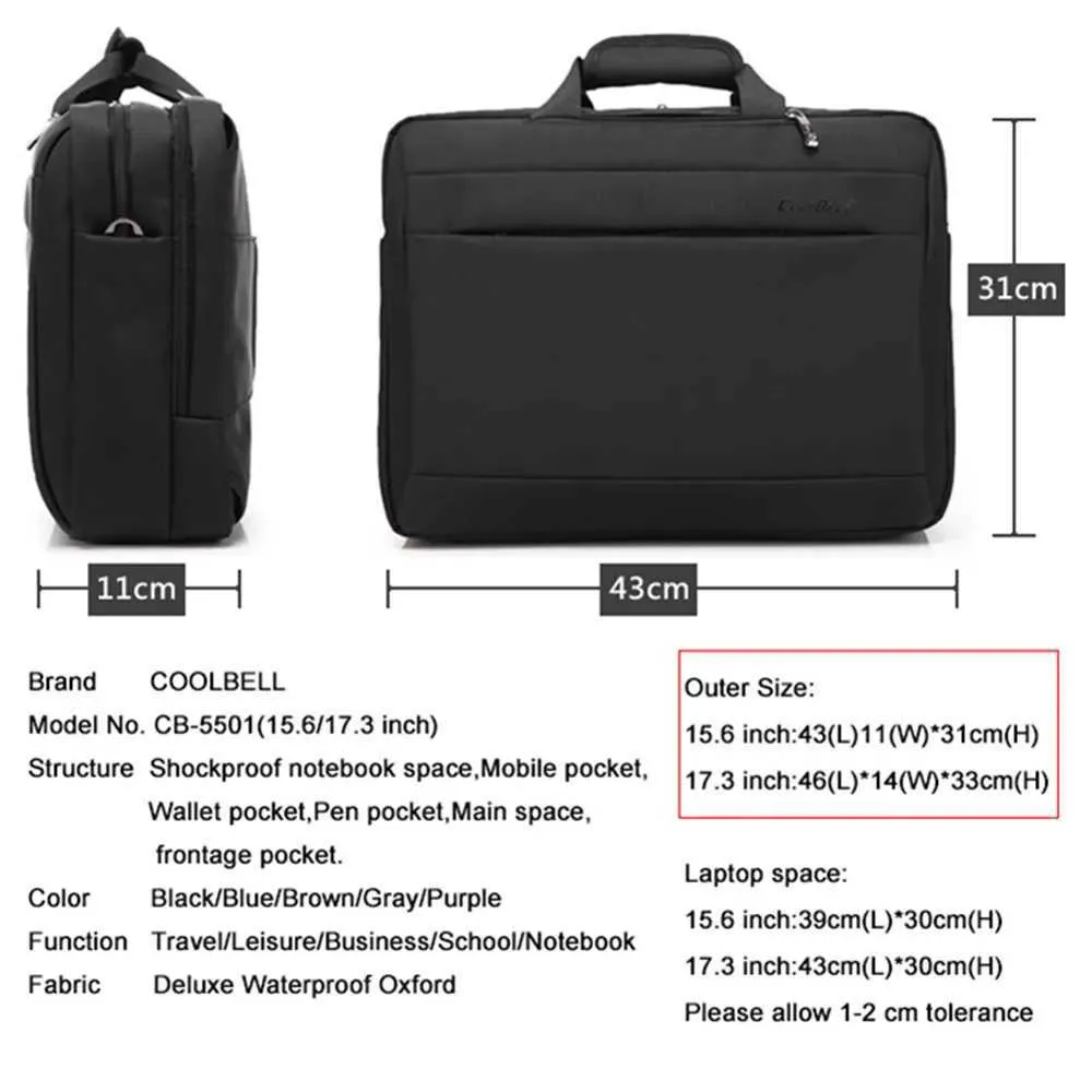 2024 Nouveau COOLBELL 17,3 pouces Sac à dos pour ordinateur portable Épaule Nylon Imperméable Anti-vol Mode Voyage Affaires Sac à dos C241031_voghion.com