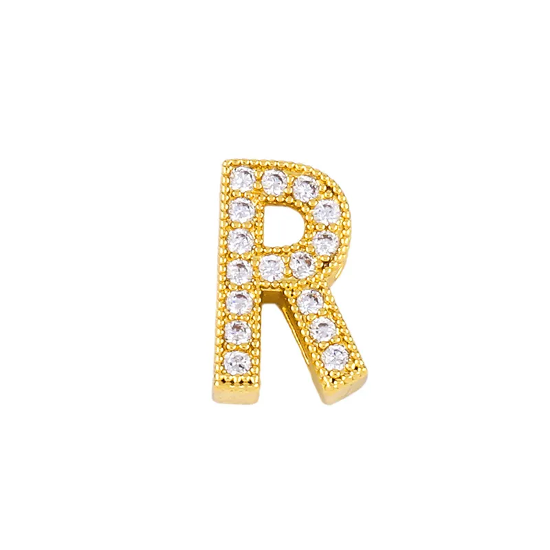 Initial Letter Necklace Pendant Gold Alphabet A To Z Personalised_voghion.com