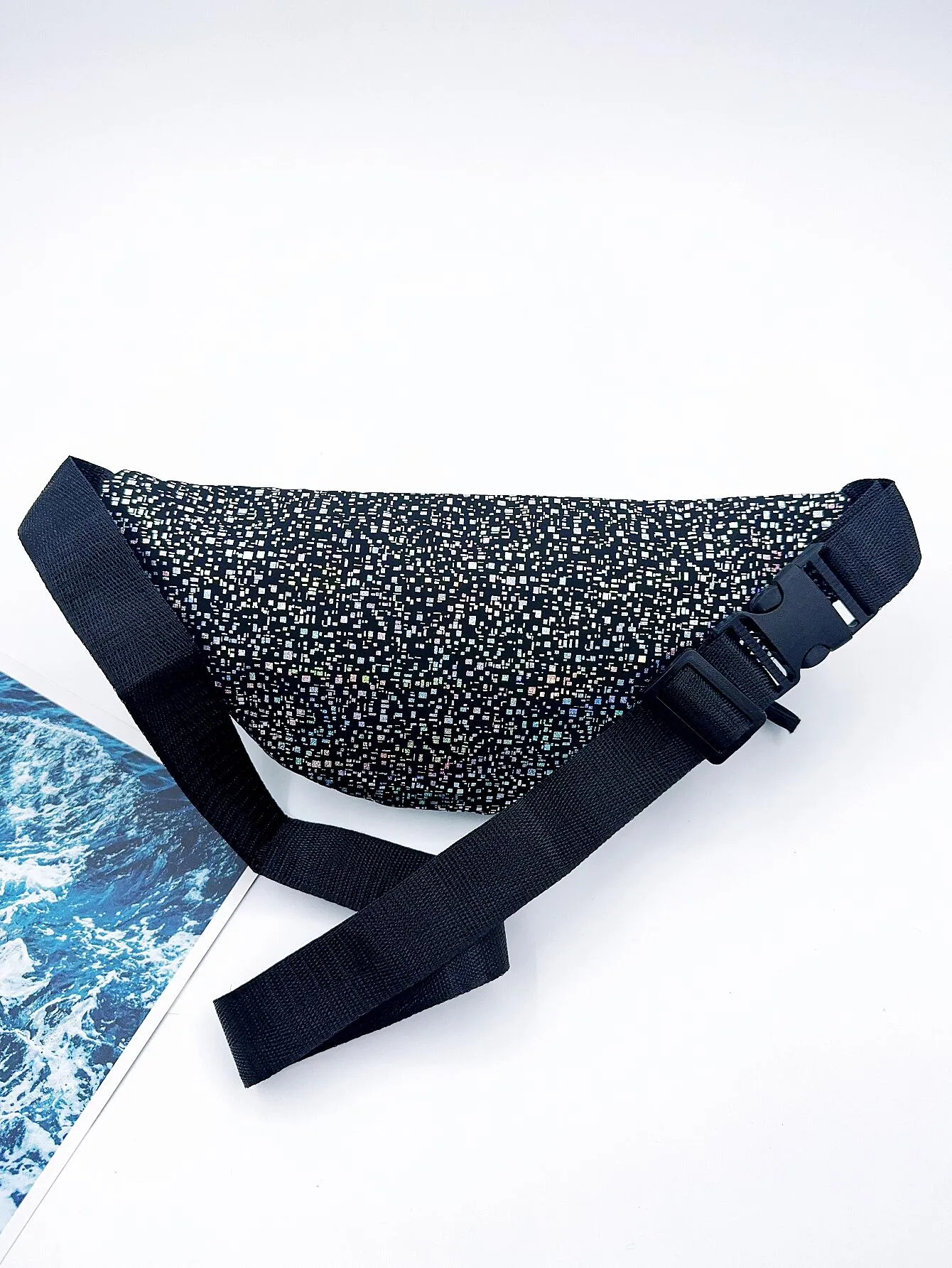 Sparkly Holographic Belt I Travel CrossBody Fanny Packs For Women Fashion Waist Pack Bum Bag_voghion.com