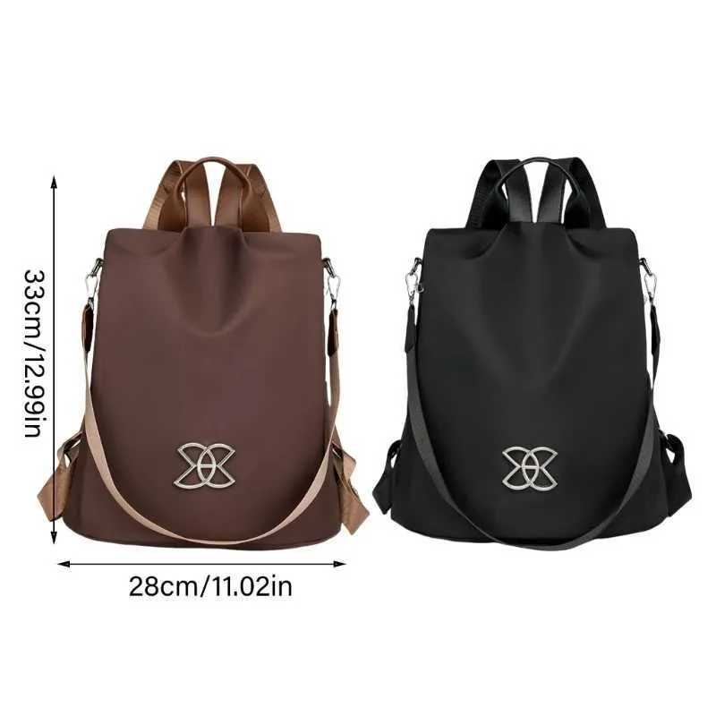 Stilvoller Damen-Rucksack mit Funktionstaschen, Umhängetasche, Diebstahlschutz, modischer Tagesrucksack für den täglichen Gebrauch C241021_voghion.com