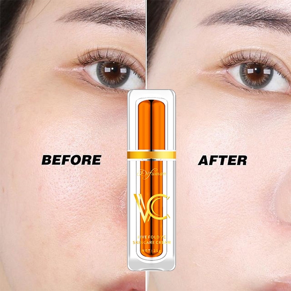 Local SellerVitamin C Tone up Lazy Whitening Foundation Face Concealer Makeup Cream LOYHANC_voghion.com