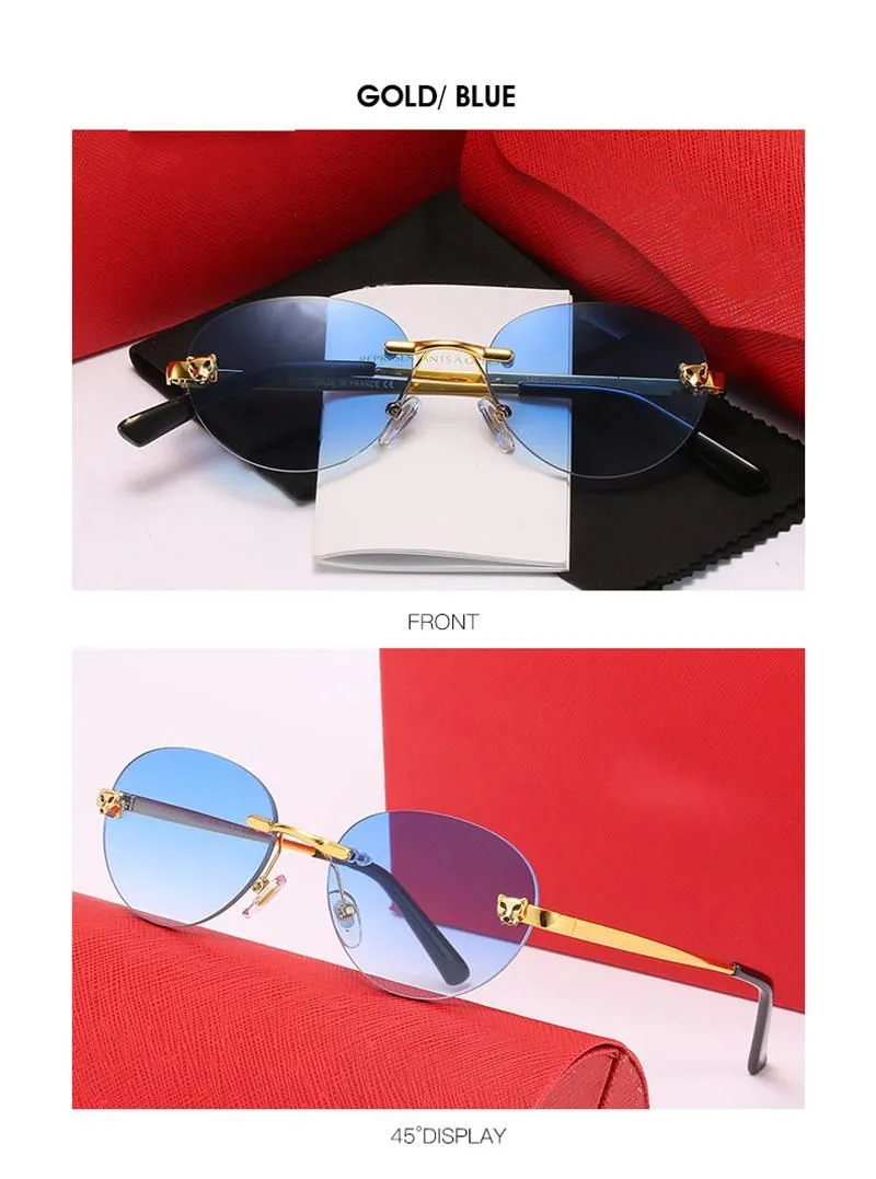 designers sunglasses For Man Women Unisex Designer Goggle Beach Sun Glasses Retro Frame Design UV400 With Box and case_voghion.com