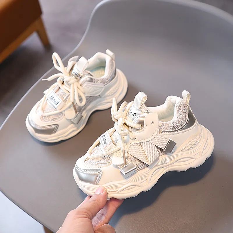 Chaussures de running pour enfant baskets en mesh respirantes_voghion.com