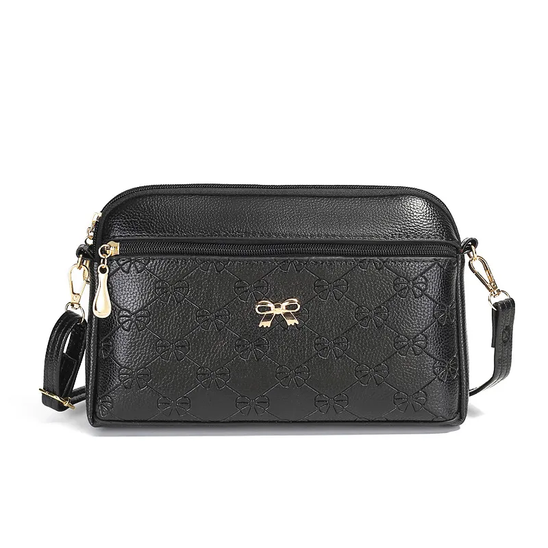 Borsa a tracolla in pelle PU con stampa vintage Yogodlns, da donna, con tracolla multitasche, per cellulare e borsetta_voghion.com