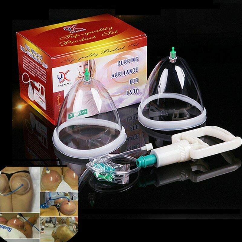 1Set Bröst & Rumpa Enhancement Pump Lyft Vakuum Sug Kopp Sug Terapi Device_voghion.com