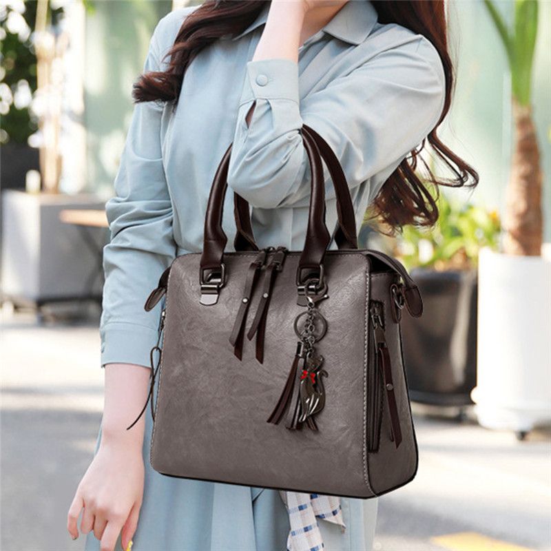 Luxusmarke 4 Psc/Set Damenhandtaschen Große Kapazität Damentasche Damen Leder Tragetasche Mode Schultertaschen für_voghion.com