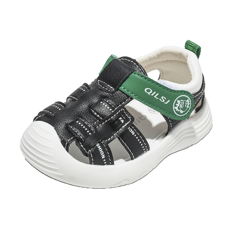 Boys Walking Summer New Anti Slip Soft Sole Beach Shoes Baby Headband Functional Sandals Girl Hollow Out_voghion.com