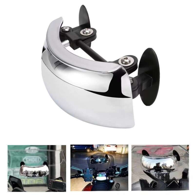 Accesorios de modificación de vehículos todoterreno para motocicletas: espejo retrovisor gran angular de 180 °, ángulo completo, sin puntos ciegos, ángulo grande_voghion.com