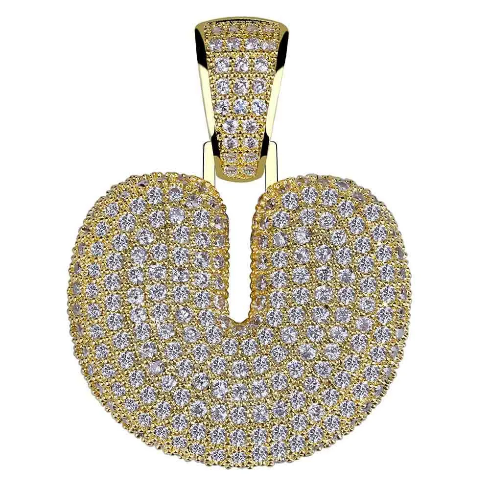 Gioielli Hip Hop da uomo, moda, collana con ciondolo a forma di lettera ghiacciata, lettere iniziali in oro, collane per uomo_voghion.com