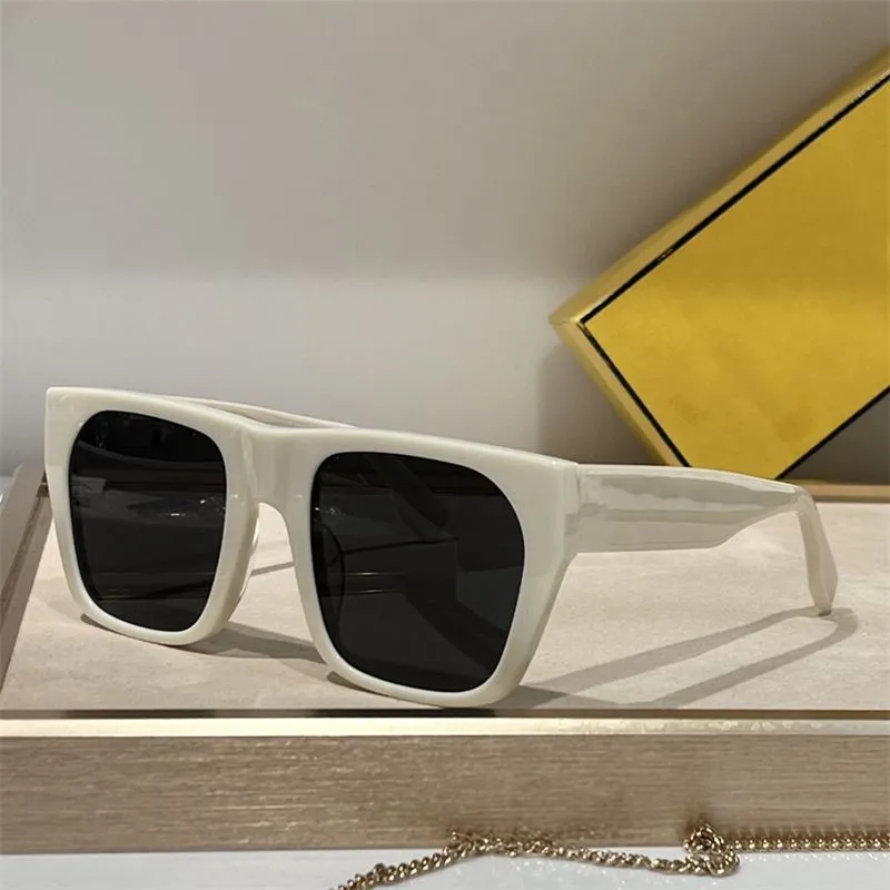 Modeontwerper zonnebrillen voor mannen vrouwen zomer 037 High Street Outdoor Style UV400 CR39 Retro Plate Acetaat Vierkant_voghion.com
