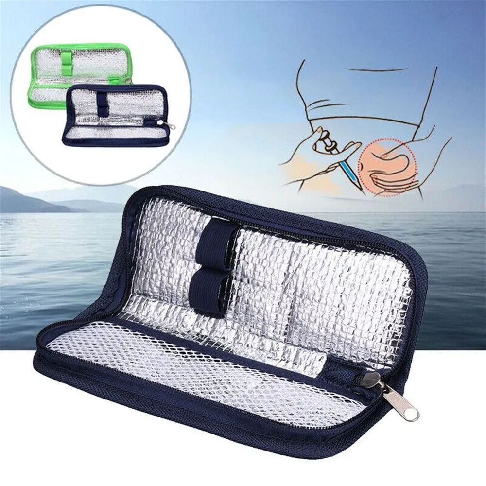 Thermal Insulated Diabetic Pocket Pill Protector Travel Case Insulin Cooling Bag Medical Cooler_voghion.com