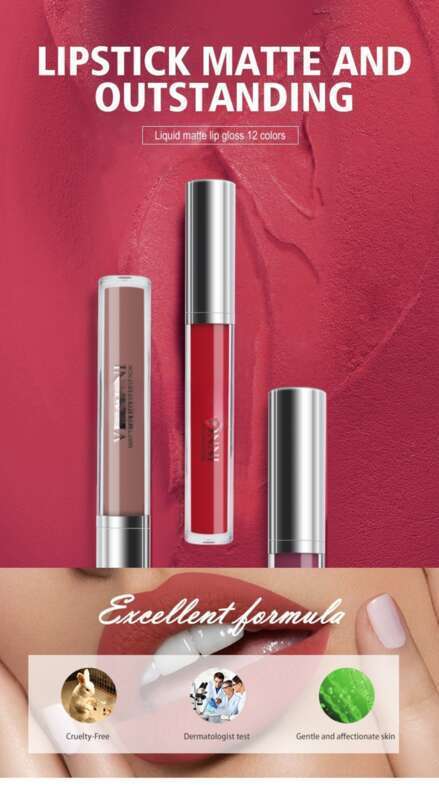 Set cadou cu 12 piese de culoare pentru ruj de buze_voghion.com
