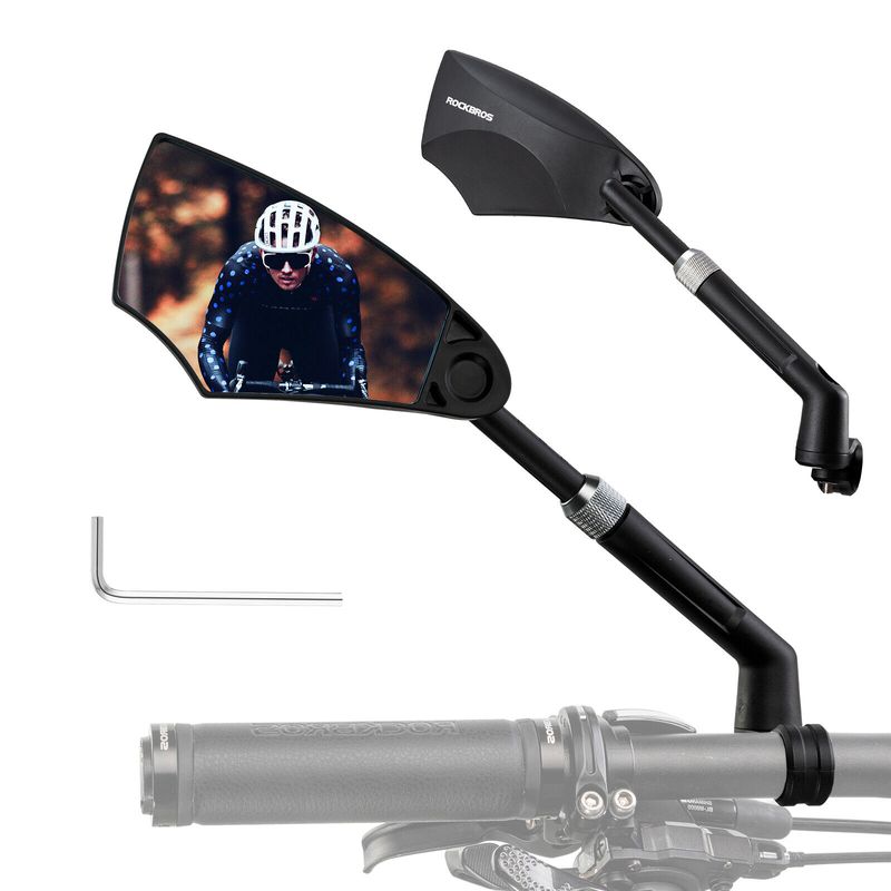 ROCKBROS bakspeil HD 360° antirefleks 1 stk. terrengsykkel landeveissykkel_voghion.com