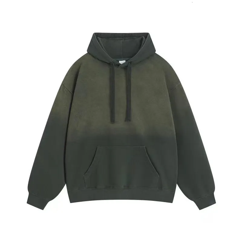 Felpa con cappuccio vintage autunno e inverno, stile High Street, stile americano, con lettere sfrangiate, tinte e appese, 1996_voghion.com