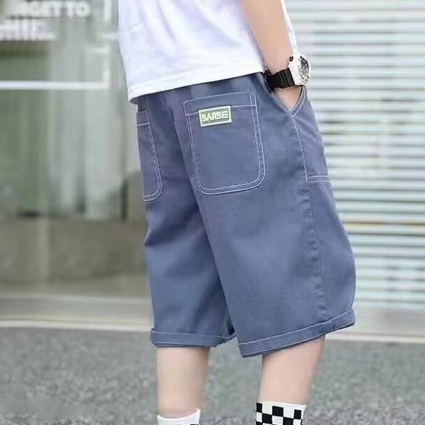 Pantalon cargo d'été pour garçon, short tendance mi-long pour enfants, nouveau style pour les petits garçons de 3 à 7 ans_voghion.com