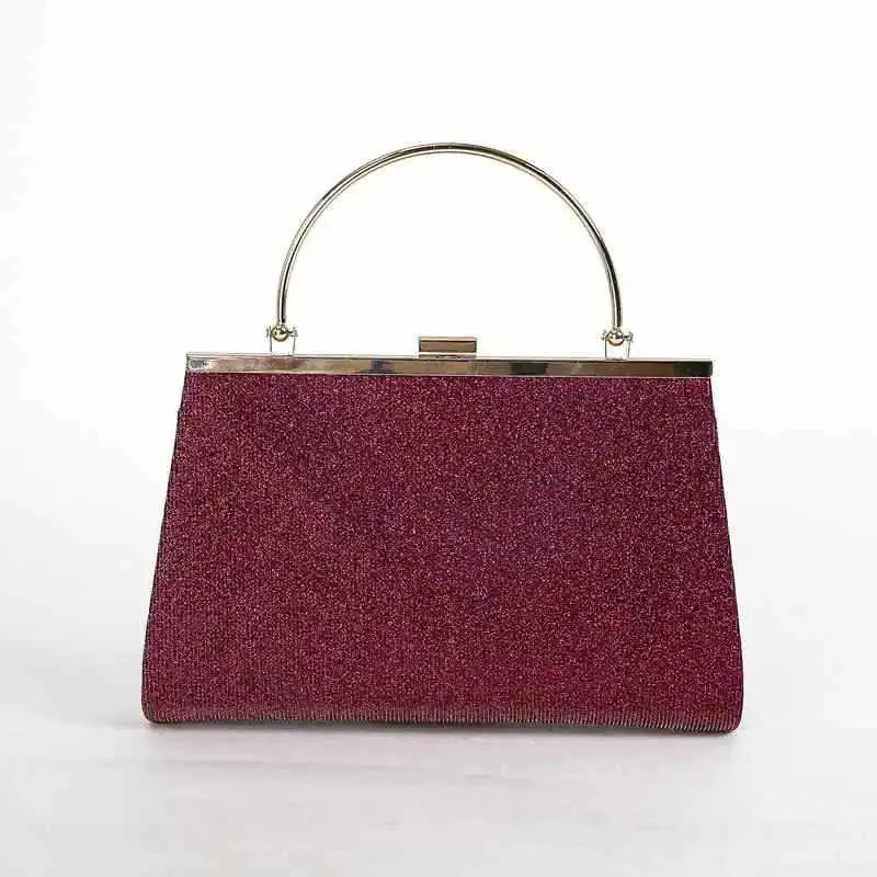 Heißer Verkauf Mond Aprikose Abend Kupplung Partei Kette Schulter Tasche Weibliche Pailletten Hochzeit Geldbörse Handtasche für WomenC241211_voghion.com