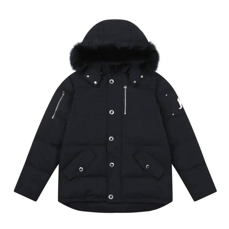 23SS Canada Down Jackets Men Designer Genuine Coyote Fur Outdoor Wyndham Windbreaker Jassen Outerwear Hooded Fur_voghion.com