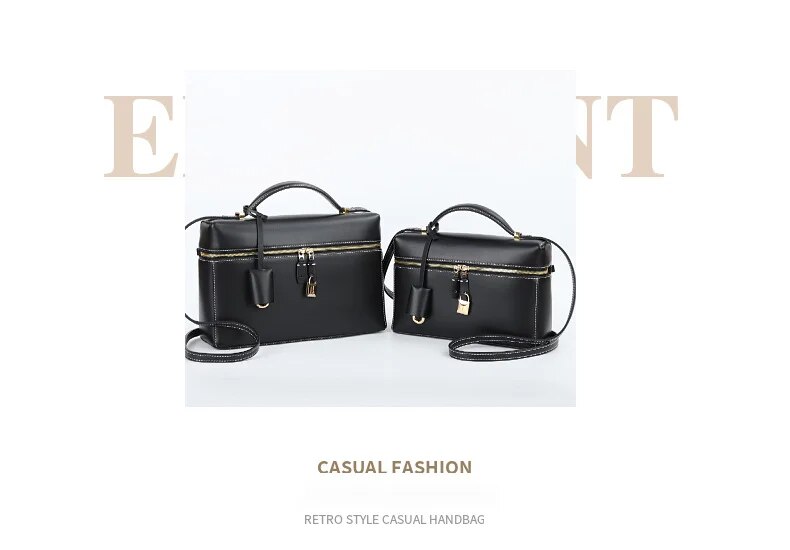  Lunchbox Upscale Handy Handbag, Leather Women's Bags, New Simple Crossbody Small Square Bag_voghion.com