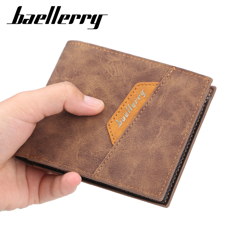 baellerry portafoglio uomo corto coreano aperto multi-carta portamonete giovane orizzontale piccolo portafoglio_voghion.com