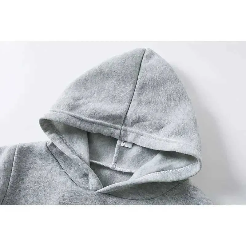 Designer de marca de luxo Hoodies Moletons Moletons Moletom com capuz Moda Meninos e Meninas Aranha Estampa Solta Infantil Fleece Moletom Pullover_voghion.com
