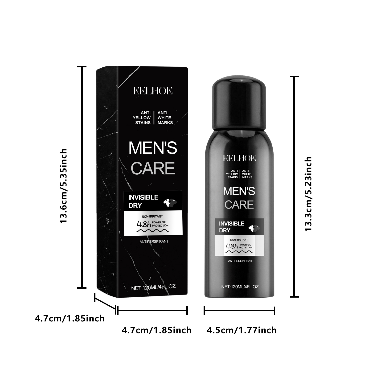 EELHOE Antiperspirant, Underarm Sweat Odor Body Odor Cleansing Refreshing Fragrance Spray_voghion.com