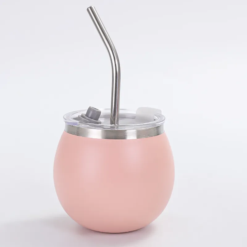 Madai Coffee Cup - Vacuum Insulated|Creative Straw|EU Made_voghion.com